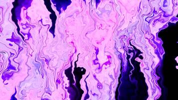 Colorful patterns flashing in plasma structure. Motion. Plasma colorful animation with flashing patterns on black background. Smudges of paint with flashing computer failures in marble style video