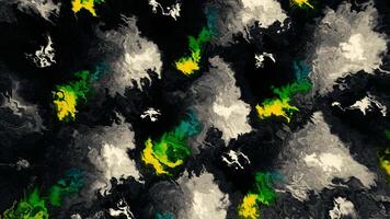 Animation with patterns of spots of moving colors. Motion. Animation with effect of moving blurred colors in colorful pattern. Liquid wavy spots of paints video