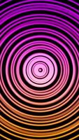 Abstract hypnotic colorful spiral. Animmation. Pulsating psychedelic circles with center. Colorful hypnotizing circles. Circular ripple background for music background video