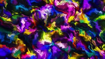 Bright colorful animation with shimmering curved lines. Motion. Abstract background with shimmering colorful patterns. Bright shimmering pattern with abstract lines video
