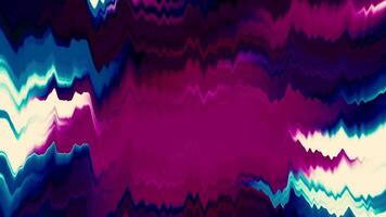 Animated background with flowing layers of paints. Motion. Colorful smudges in distorted animation with error. Computer glitch with leaking colorful layers of paints video