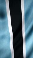 Botswana flag waving 3D animation. Media. Botswana flag waving in the wind. Vertical . video
