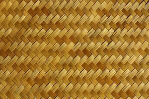 Weave texture. natural straw background. the texture of rattan weaving. heterogeneity and uniqueness of natural materials. photo