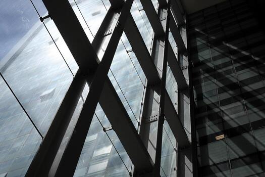 Architectural details in the construction of buildings and structures close-up. photo