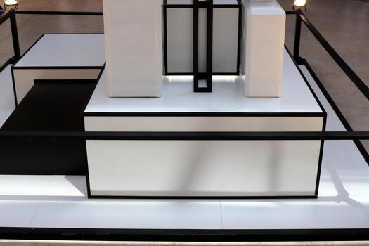 Architectural details in the construction of buildings and structures close-up. photo