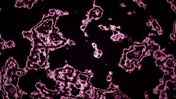 Dark background. Motion. Pink and green neon blobs in animation that shimmer like gasoline. video