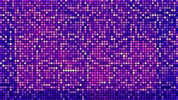 Purple and gray glitter. Motion.Twinkling little squares in animation that glow in turn. video