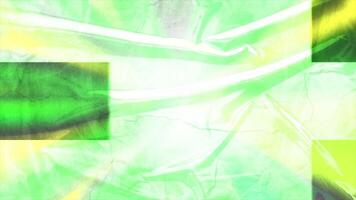 Colorful animation with light highlights and effects for transitions. Motion. Shimmering colorful rays rotate with texture of paper. Animation with textures and radiance for transitions in video
