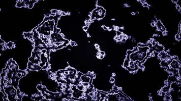 Abstract visualization of chemical reaction. Motion. Mixed solutions creating spreading stains. video