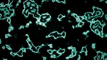 Dark background. Motion. Pink and green neon blobs in animation that shimmer like gasoline. video