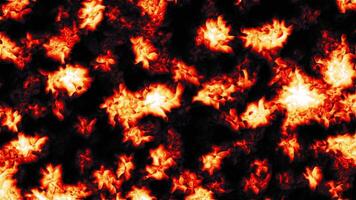 Glowing 3d lava waves in motion. Motion. Background of 3D lava liquids glowing in motion. Lava glowing mass with moving flicker video