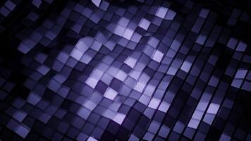 Purple little squares. Design.Small squares in animation that sparkle as if underwater. video