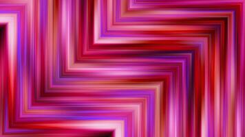 Colorful background of striped geometric corners. Motion. Geometric pattern with striped colorful lines. Triangular corners made of colorful stripes in stylish print video