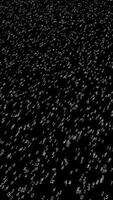 Endless quantity of numbers flying and blinking in digital space. Animation. Business or hacking technology background. video