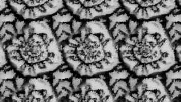 psicodélico caleidoscópico padronizar. movimento. volta em forma silhuetas do flores ou mandalas e incomum formulários. video