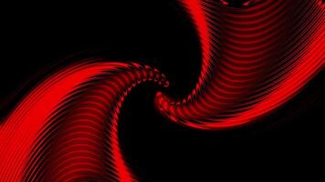 Abstract spiral flow with stripes on black background. Motion. Spiral flow with moving stripes. Swirling 3d stream in motion on black background video