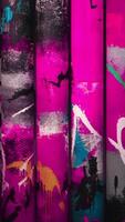 Close-up of the beautiful multicolored paintings rotating on the rolls in the museum of Modern Art. Concept. Gallery in Saint Petersburg video
