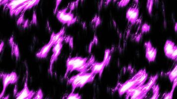 Texture of energy flows on black background. Motion. Spotted filaments of plasma texture. Flickering glowing spots of energy plasma video