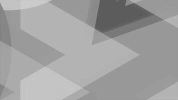 Light abstraction with transparent geometric shapes. Motion.Geometric figures in abstraction on a dim background. video