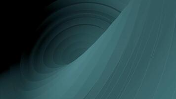 Blue moving background. Design.Dark tunnel with green-blue walls in animation moving inward. video