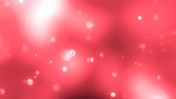 Falling particles looking like rain drops on a red background. Motion. Small falling water drops in abstract space. video
