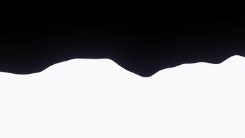 Abstract neon fluctuating waves on a black background. Design. Digital bright glowing ripples. video