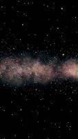Wormhole straight through time and space, clouds, and millions of stars. Nebula video