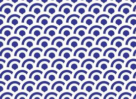 abstract and elegant circular japanese pattern background vector