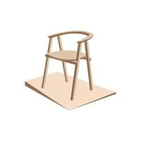 minimalist chair design inspiration vector