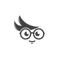 geek boy icon illustration design vector
