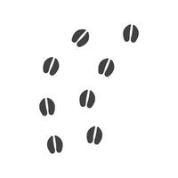 animal foot print illustration template vector