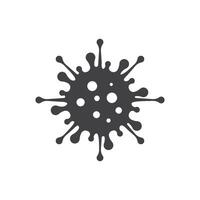 virus and bacteria icon illustration design vector