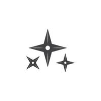 ninja weapon icon illustration vector