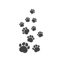 paw icon of pet illustration design vector