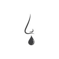 flu nose icon illustration vector