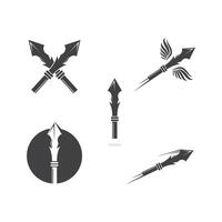 spear icon illustration design vector