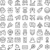 Happiness Happy Fun Excited Pleased Icon Set. Perfect for user interface, new application vector