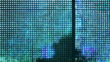 A vibrant display of colorful lights creating a mesmerizing digital backdrop, perfect for events and artistic presentations. video