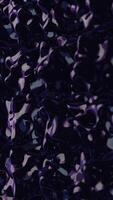 Black low poly surface. Abstract background with animation moving of dark surface. Semless loop abstract 3D render animation video