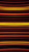 Waving stripes of shimmering light moving endlessly and parallel to each other. Abstract colorful background with curved, yellow and orange lines, seamless loop. video