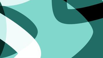 Geometric rounded lines move on animated background. Motion. Animated geometric background with moving figures. Geometric shapes move in layers for background video