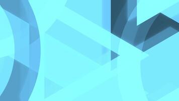 Blue background. Design.Light animation with transparent geometric shapes that are barely visible on a light, delicate blue background. video