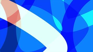 Light abstraction with transparent geometric shapes. Motion.Geometric figures in abstraction on a dim background. video