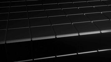 Background of moving 3d cubes. Design. Beautiful 3d cubes with glossy surface and shine. Beautiful animation with 3d cubes video