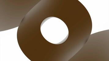 Spinning abstract background of round abstract shapes. Design. Hypnotic pulsating motion of oval forms. video