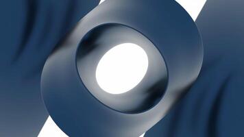 White background. Design. Animated blue and purple circles that expand and contract back. video