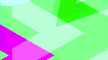 Moving geometric shapes for insertion. Motion. Triangular shapes move in animated background. Stylish animation for intro or insert video