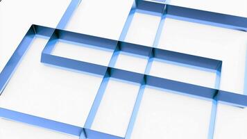 White floor. Design.A light background with a separating blue and green grid in abstraction. video