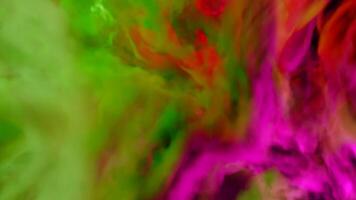 Colorful bright dust. Design.A light background in animation on which bright multicolored particles fly. video