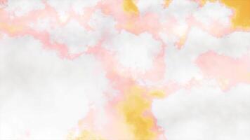 Surreal sky with colorful clouds. Motion. Flying through fluffy cloudy sky, heaven abstract background. video